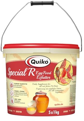 Quiko Special R Eifutter 5Kg - Kraft- und Aufzuchtfutter für alle rotgrundigen Vogelarten