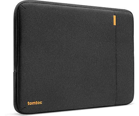 tomtoc 360° Tablet Tasche für 13 Zoll iPad, Hülle für iPad Air, iPad Pro | Wasserabweisendes Tablet Sleeve mit Zubehörfach, für iPad Air M4/M3/M2, iPad Pro M5/M4, 12,9 Zoll iPad Pro, Magic Keyboard