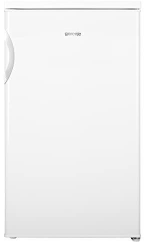 Gorenje R492PW Tischkühlschrank/ 137L/ CrispZone/Eco-Modus/LED Beleuchtung/Türanschlag wechselbar/BxHxT: 56×84,5×57,9 cm/Weiß [Energieklasse E]