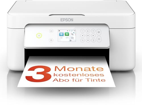 Epson Expression Home XP-4205 3-in-1-Tinten-Multifunktionsdrucker, Scanner, Kopierer, WLAN, Einzelpatronen, Duplex, 2,4-Zoll-Display, DIN A4, inkl. 3 Monate ReadyPrint Flex-Tintentarif