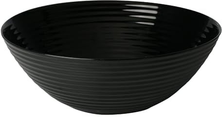 Arcoroc ARC L8806 Harena Schale, Stapelschale, Schüssel, 27.3cm, 3.1 Liter, Opalglas, schwarz, 1 Stück