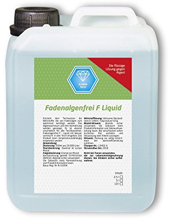 Fadenalgenfrei F Liquid 10 L Fadenalgenvernichter Fadenalgen Algen Koi Teich