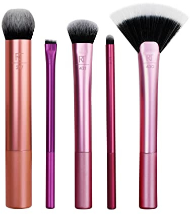 Real Techniques Artist Essentials Complete Face Makeup Brush Set for Makeup Artist Inspired Looks