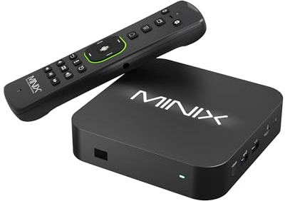 MINIX U8K-Ultra 8K Android Media Player with AI Picture Quality Enhancer & AI Resolution Upscaling 8GB RAM 128GB eMMC, Powered by AOSP 11, Non-Android TV System Dolby Vision and Dolby Atmos Certified