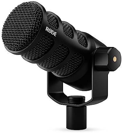 RØDE PodMic Dynamisches XLR/USB Sprechermikrofon für Podcasts, Streaming, Gaming, Musikproduktion und Content Creation