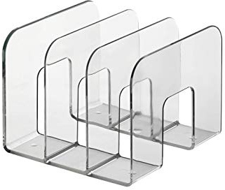 Durable Katalogsammler Trend, Stehsammler für Zeitschriften und Prospekte, 2 Stück, transparent, 1701395400