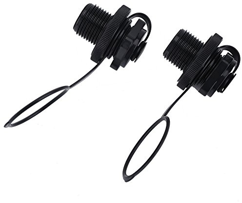 Schlauchboot Ventil Adapter Set, 2er Set kompatibel mit Kajak Poolboot Raft, ABS-Kunststoff Luftventil Ersatzteil für aufblasbare Boote