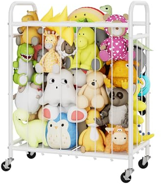GRANNY SAYS Spielzeugkiste mit Rollen, Groß Aufbewahrungsbox Kinder, Aufbewahrung Kinderzimmer Spielzeugbox, Aufbewahrung Box für Spielzeug, Spielzeugtruhe Kinderzimmer, Weiß