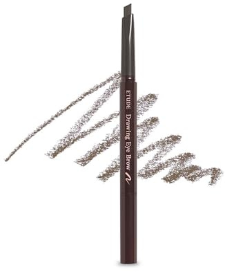 Etude House Augenbraue zeichnen #2 Graubraun 21AD | Langanhaltender Augenbrauenstift für weiches, strukturiertes, natürliches Augenbrauen-Make-up im täglichen Look | K-Schönheit