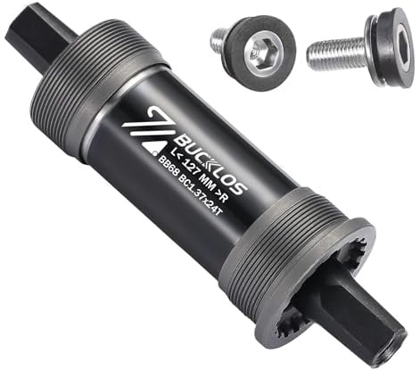 AEYINO Vierkant-Tretlager – 68/120 x 110,5 113 118 120 122,5 124,5 127 174 mm Fahrrad-BSA-Halterungen für Mountainbike/MTB/BMX/Rennrad/Fatbike