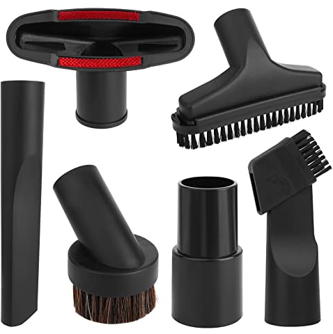 MXTIMWAN Staubsauger Aufsatz - Rosshaar-Rundbürste, Zwei-in-Eins-Flachsaugkopf, Langem Flachsaugkopf, Sofa-Saugkopf, Kleine quadratische Bürste, 32-zu-35-mm-Adapter