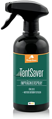 CampFeuer Imprägnierspray TentSaver | 500 ml | für Zelt, Pavillon, Transporttasche, Strandmuschel, Sonnenschirme | Schutz vor Fleckenbildung, Schmutz | Zeltimprägnierung, Zeltimprägniermittel