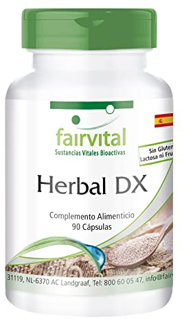 fairvital Flohsamenschalen, Löwenzahnwurzel-Extrakt und mehr, 90 Kapseln, mit Chlorella
