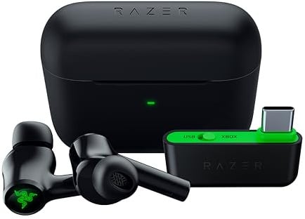 Razer Hammerhead HyperSpeed Kabellose Gaming-Earbuds Schwarz mit Bluetooth 5.2 und ANC