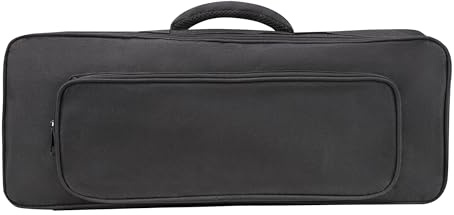 GEBIBB Tastaturtasche mit 37 Tasten für PSS-E30/PSS-F30/PSS-A50/MK-37,37 Tastaturtasche, Rucksack, Innenausstattung: 50,4 x 21,3 x 7,6 cm, Schwarz, Travel