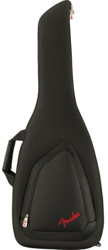 Fender FE610 Hülle für E-Gitarre, Schwarz, mit bequemem zweiteiligen Griff | Schutz und Transport für E-Gitarren mit 600-Denier-Polyesterschale und 10 mm Innenpolsterung