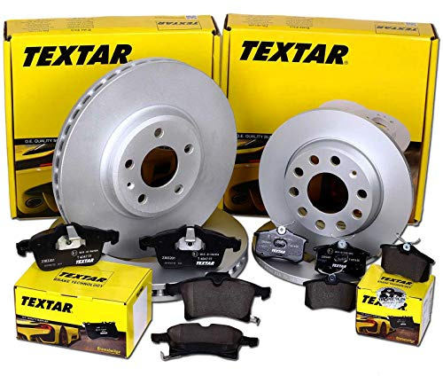 BandelOne enthält Textar Bremsscheiben + Beläge vorne + hinten passend für Astra H + B