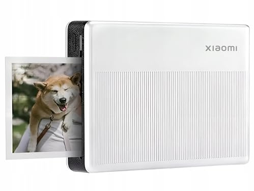 Xiaomi Tragbarer Fotodrucker, 1S, tintenloser Druck, dünn, 180 g (6,3 oz), Ultraleicht, Bluetooth-Verbindung, mehrere Benutzer gleichzeitig, Versiegelungsfolie, inklusive 5 spezielle Folien