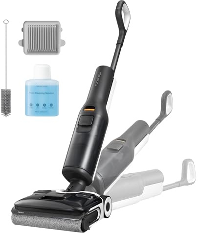 roborock F25 ALT(ACE LITE) Nass Trockensauger, 180° Lie Flat Saugwischer mit 20.000 Pa, Nass Staubsauger mit KI-unterstützten Rädern, 90°C Heißluft-Schnelltrocknen & Hochtemperatur-Selbstreinigung