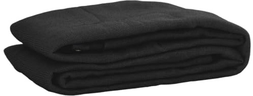 vidaXL Anhängernetz HDPE 2x3 m Schwarz