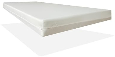Doctorsleep Medisleep Kaltschaum Rollmatratze Kern 10 cm mit Bezug - Milano glatt, Härtegrad 3 (90 x 200 cm)