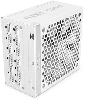 NZXT C850 Gold ATX 3.1-850W Vollmodulares Netzteil | 850W 80 PLUS Gold ATX 3.1 Netzteil, vollständig modular und leise. PCIe 5 für moderne GPUs, 10 Jahre Garantie.