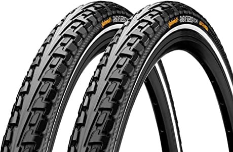 2 Stück 28" Zoll Continental Ride Tour Fahrrad Reifen Mantel Decke Tire 42-622 Reflex schwarz