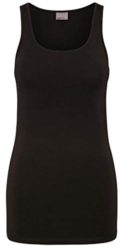 VERO MODA Damen Tank Top VMMaxi My Soft Long Basic Damentop 10185110 Black XXL