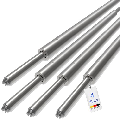 NTG Rundsperrbalken Klemmbalken 1200-1600 mm - Kombizapfen 19/24 mm robust | Sperrstange für Airlineschiene - Kombi-Anker-Schiene Stäbchenschiene - Ladungssicherung LKW Anhänger Transporter 1 Stück