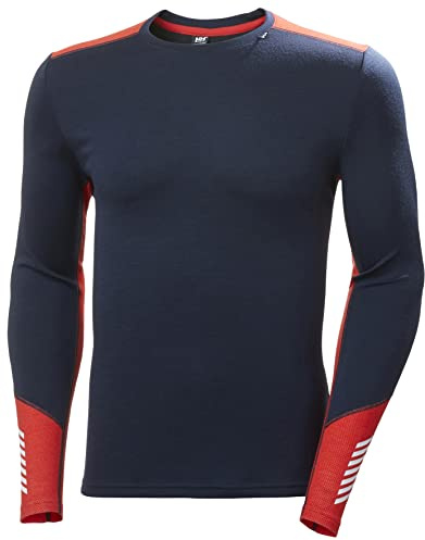 Helly Hansen Herren Lifa Merino Midweight Crew Langarm Funktionsshirt