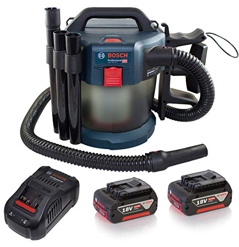 Bosch Professional 18V System Akku Nass-/Trockensauger GAS 18V-10 L (transparent, 2 Stück), Farbe