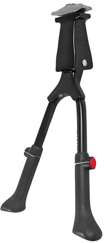 VDP Fahrradständer Zweibeinständer - höhenverstellbar 26 27 28 Zoll - Doppelständer Fahrrad Ständer Aluminium - universell MTB Citybike eBike Hollandrad Trekkingbike - Montage Mitte