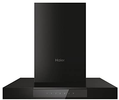 Haier I-LINK HATS6DS46BWIFI Wandhaube / 60 cm/Touch-Bedienung / 5 Leistungsstufen/Booster-Funktion/Timer/Wi-Fi-Funktion, Schwarz