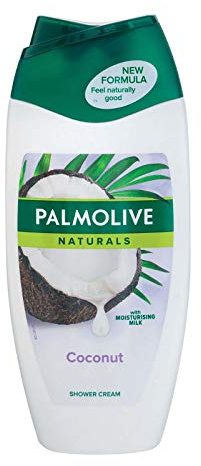 Palmolive Duschgel Naturals Kokosnuss & Milch, 6 x 250ml - Cremedusche mit Feuchtigkeitsmilch und Kokos-Duft