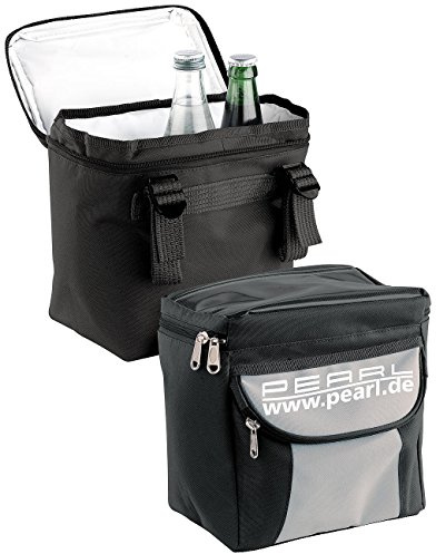 PEARL Fahrrad Lenkertasche: 2er-Set Kühltasche fürs Fahrrad, 5 Liter (Kühltasche Lenker, für Fahrradkorb, Kühl)