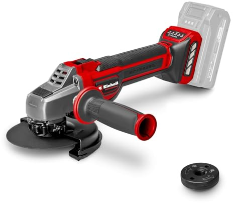 Einhell Professional Akku-Winkelschleifer TP-AG 18/125 CE Q Li Power X-Change (18 V, 900 W, Ø 125 mm, 33 mm Schnitttiefe, Brushless, Konstantelektronik, ohne Trennscheibe, ohne Akku)