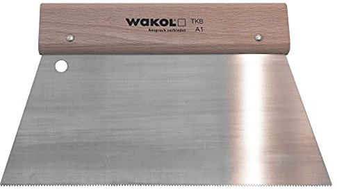 WAKOL Zahnspachtel Trapezspachtel TBK A1 Spachtel Gezahnt 25cm Breit