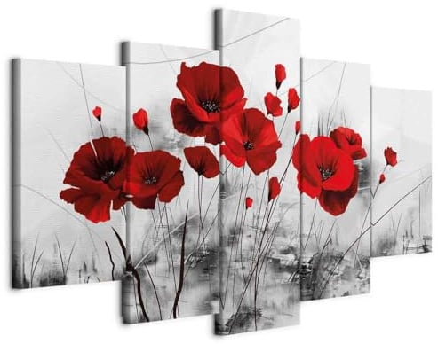 B&D XXL - Akustikbild Akustikbild Blumen, Schallschutz, Wohnzimmer, Büro | Verbessert Raumakustik, reduziert Hall, ideal fürs Büro oder Wohnzimmer, hochwertige Verarbeitung, schnelle Montage, stilvoll