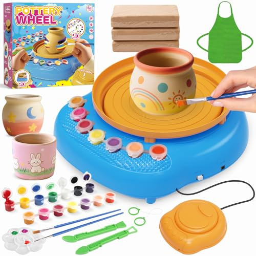 TingingYuli Ostern Töpferscheibe für Kinder, Kunst- und Bastelspielzeug für Kinder im Alter von 8 bis 12 Jahren, Geburtstagsgeschenke für Jungen und Mädchen im Alter von 6, 7, 8, 9, 10, 11,12