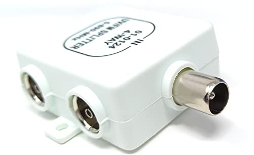 DRUT 1 Eingang auf 4 Ausgänge, RF-Splitter, 4-Wege-UV-FM-Antennenkabel-Adapter