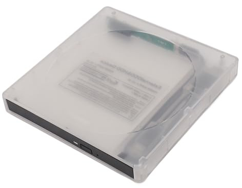CD DVD BD Optisches Laufwerksgehäuse, Typ C USB3.0 5 Gbit/s Transparente Externe Laufwerksbox, Kompatibel für für , für Laptop