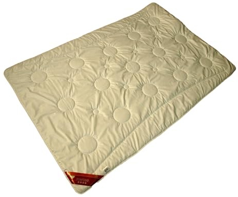 Merino Schafwolle Duo Warm Steppbett Winter Bettdecke 155x220 100% Merinowolle