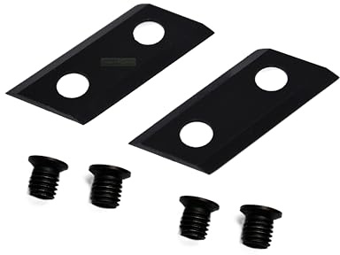 2 X Wendemesser kompatibel mit Güde GH 2400 / GH2400 Häcksler Gartenhäcksler