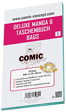 Comic Concept Deluxe Manga & Taschenbuch Bags S (133 x 196 mm)