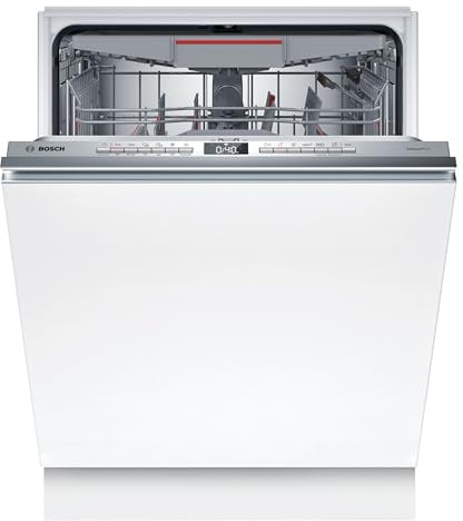 Bosch SMV4ECX32E, Serie 4, Smarter Geschirrspüler Vollintegriert 60 cm, Besteckschublade, Made in Germany Spülmaschine, extra Trocknen, starke Reinigung, sehr leise, Automatikprogramme, AquaStop