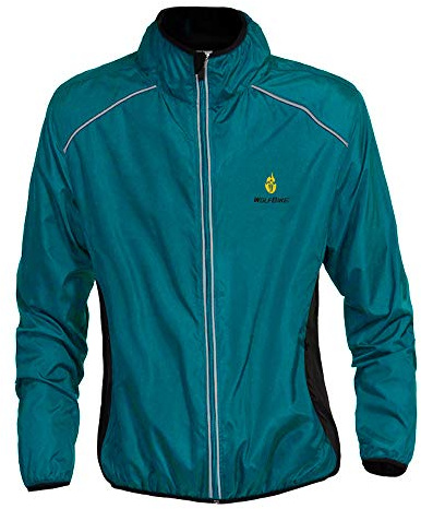 WOSAWE Herren Fahrradjacke Winddichte wasserdichte MTB Mountainbike Jacket Für Radfahren, Joggen & Wandern