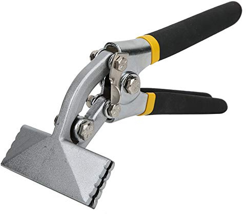 Handblechbiegezange mit Rutschfestem Griff, Blechbiegezange für Metall, Geradbiegezange Abflachungswerkzeug (Gebogen)