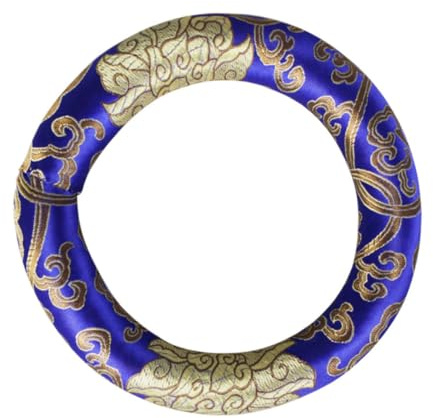 JOINPAYA Klangschalenunterlage Runde Matte Buddhistische Klangschalenmatte Klangschalenkissen Material Robust Und Langlebig Muster Und Designs Für Zuhause Und Büro