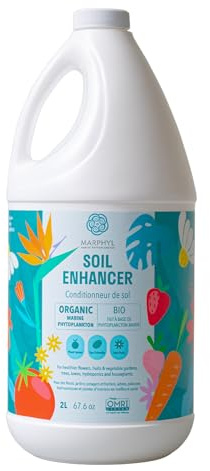 Pflanzen Dünger Zimmerpflanzen und Garten - Marine Phytoplankton Bodenverbesserer und Hydrokultur Dünger für Gräser, Blumen, Bambus, Sukkulenten, & Gemüse - MARPHYL Bio Pflanzendünger Flüssig
