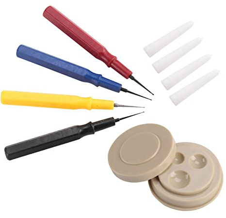 Akozon Taschenuhren-Öl-Set, Uhrenöler-Set, 1 Ölbecher, Silikonfett, Uhrenapplikator, 4 Stifte, Sortimentskit, Moebius 9010, Uhrmacher-Reparaturwerkzeug, Professionell